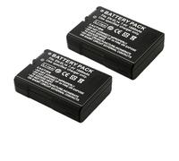 Batterie Compatible avec Les modèles Nikon EN-EL14/EN-EL14a, 1500 mAh, de Remplacement for appareils Photo D3100, D3300, D3500, D5600, D5200, P7000, P7100 et P7800.(2PCS Battery)