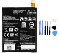 Batterie compatible avec LG BL-T19 pour Google Nexus 5X BLT19 Haute capacité 2700 mAh avec kit de démontage inclus
