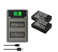 Batterie Compatible avec Nikon EN-EL14/EN-EL14a, Lot de 4 for D5500, D5600, D3400, D3500, D5100, D5200, D5300, D3100, D3200, D3300 et P7700(Charger and 2battery)