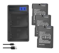 Batterie Compatible avec Nikon EN-EL14 et Chargeur Inclus for D3100, D3200, D3300, D3400, D3500, D5600, D5100, D5200, P7000, P7100 et P7800 (1500 mAh).(1Charger 3Battery)