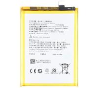 Batterie compatible avec Oppo Realme 5, Li-Polymer, 3,87 V, 5000 mAh, 19,35 Wh, sans outils