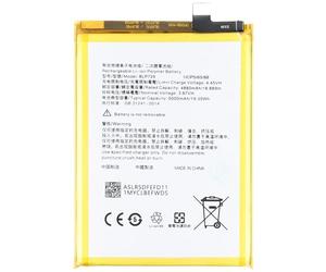 Batterie compatible avec Oppo Realme 5, Li-Polymer, 3,87 V, 5000 mAh, 19,35 Wh, sans outils