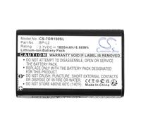 Batterie Compatible avec Tascam GT-R1 Li-ION 3.7V 1800mAh - BP-L2