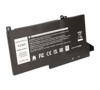 Batterie compatible Dell Latitude 12 7000, Li-Polymer, 11,4V, 3650mAh, 42Wh, noire