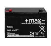 Batterie compatible Diamec DM6-12 dmu6-12 6 V 12 Ah AGM plomb comme 9 Ah 9,5 Ah 10 Ah
