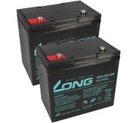 Batterie Compatible E-Mobile Scooter Trendmobil 2X 12V 55Ah