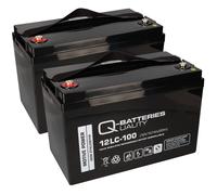 Batterie Compatible E-Mobilité E-Scooter Lecson 2x 12V 100Ah