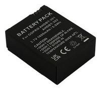 Batterie Compatible GoPro Hero3 Li-ion 3.7V 800mAh 2.96 Wh Avizar Noir Noir