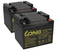 Batterie Compatible Invacare Auriga Et Orion 2x Kung Long 12V 50Ah Plomb