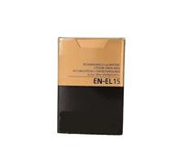 Batterie Compatible Nikon EN-EL15, 1900 mAh, de Remplacement for D750, D800, D810, D500, D600, D610, D7000, D7200 et MH-25(12 EN-EL15)