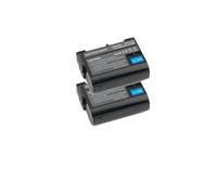 Batterie Compatible Nikon EN-EL15, 2550 mAh, de Remplacement for Reflex numériques D600, D610, D800, D800E, D810, D850, D7000, D7100, D7200 et L50(2battery)