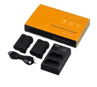 Batterie Compatible Nikon EN-EL15 (Lot de 2) avec Chargeur for Z6, Z7, D780, D850, D7500 V1, D810, D810A, D800 et D500