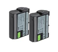 Batterie Compatible Nikon EN-EL15C, 2800 mAh for Z5, Z6, Z6 II, Z7, Z7 II, D7000, D7100, D7200, D850, D750, D7500, D810, D500 et D800(2 Batteries)