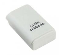 Batterie compatible pour manette Xbox 360 4800mah 3.7v blanc