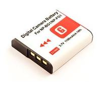 Batterie compatible SON NP-BG1, NP-FG1, Li-ion, 3,7V, 1100mAh, 4,1Wh, with time display G