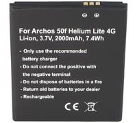 Batterie compatible uniquement avec Archos AC50FHE Batterie AC50FHELI Archos 50f Helium Lite 4G, GX395872