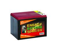 Kerbl Batterie sèche pour clôture Zinc‑Carbone 9 V 90 Ah 441213