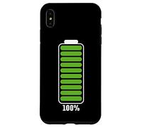 Batterie d'alimentation Pleine Batterie Pleine Puissance drôle icône Pleine Batterie Coque pour iPhone XS Max