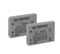 Batterie D'Appareil Photo 1400 MAh pour NB 5L, Lithium-ION Rechargeable Longue Durée X2, Protection Contre Les Surcharges, Compatible avec S100V/S110/SX200 is, pour Appareil