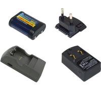 Batterie d'appareil photo + chargeur pour Pentax AFL-240, AFL-240R AFL-280 AFL-320 PZ-1P Z-1 2CR5