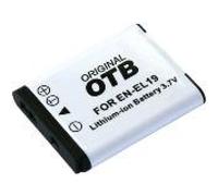 Batterie d'appareil photo compatible avec Nikon EN-EL19, lithium-ion 700mAh