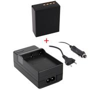 Batterie d'appareil photo compatible avec Olympus BLH-1 avec chargeur inclus