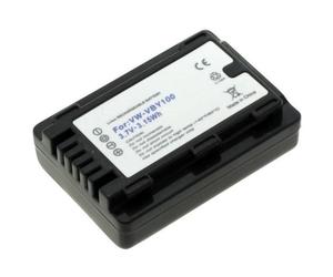 Batterie d'appareil photo compatible avec Panasonic VW-VBY100 - lithium-ion 770mAh
