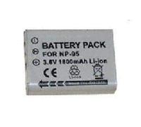 Batterie d'appareil photo NP-95 compatible avec Fujifilm - Lithium-ion 1600mAh
