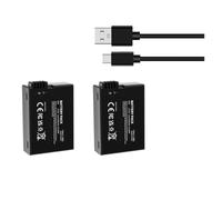 Batterie d'appareil photo rechargeable 2100 mAh LP-E8 LP E8 LPE8 avec entrée USB-C, compatible avec Canon EOS 550D 600D 650D 700D Rebel T2i T3i T4i T5, pièces de rechange