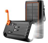 Batterie externe solaire et dynamo 30000 mah