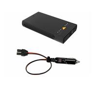Revolt Batterie d'appoint USB 15300 mAh avec fonction aide au démarrage et lumière LED