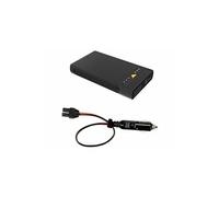 Revolt Batterie d'appoint USB 15300 mAh avec fonction aide au démarrage et lumière LED