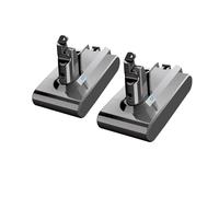 Batterie D'aspirateur À Main Powtree V6 Batterie Li-ion 21,6 V 6000 MAh, Compatible For Dyson, Batterie De Remplacement V6 DC58 DC59 DC61 DC62(2 pack battery 6.0Ah)