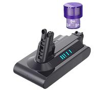 Batterie d'aspirateur rechargeable, compatible avec Dyson V6, V7, V8, V10 - SV07, SV09, SV10, SV12, DC62, 1 V10 6000