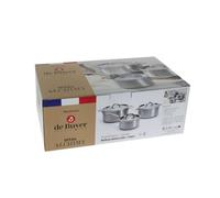 Batterie de 6 pièces Alchimy avec couvercles inox