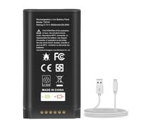 Batterie de 8000 mAh compatible avec la sonnette vidéo Eufy E340 C31 ; batterie de rechange haute capacité pour la batterie Eufy E340, câble de charge de type C inclus