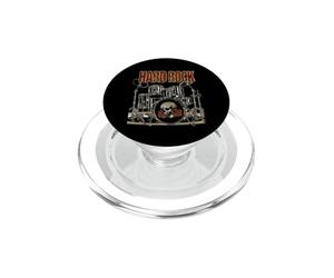 Batterie de Batterie Hard Rock Motif tête de Mort PopSockets PopGrip pour MagSafe