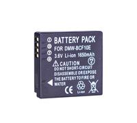 Batterie De Caméra 1650 MAh DMW-BCF10E Batterie Rechargeable | , Compatible for Panasonic, CGA-S/106B DMC-TS2 TS3 TS4 F2 F3 F4 FH1 FH20 FH22(1 Pcs Battery)