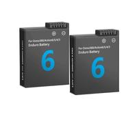 Batterie de Caméra Action 6, 2200mAh, 3.85V,2PC | Compatible avec DJI, Remplacement for Osmo Action 5Pro/4/3