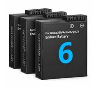 Batterie de Caméra Action 6, 2200mAh, 3.85V,3PC | Compatible avec DJI, Remplacement for Osmo Action 5Pro/4/3