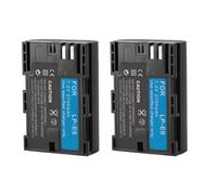 Batterie de Caméra en EL25, 2 Paquets de Batterie de Remplacement 7,2 V 2750 MAh pour Appareil Photo LP E6 E6N R5 R6 90D 60D 70D 80D 5D II 5D III 5D IV 5Ds 6D 6D II 7D 7D Mark II