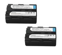 Batterie De Caméra NP-FM500H 2200mAh Batteries Rechargeables, Compatibles For Sony, A57 A58 A65 A77 A99 A550 A560 A580 NPFM500H Batterie Au Lithium L50(2Pcs Battery)