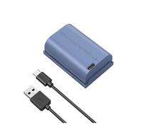 Batterie De Caméra Rechargeable LP-E6NH NP-FZ100 NP-W235 USB-C 2400 MAh, Compatible avec Les Lampes De Caméra Canon Rex(NP-F550)