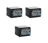 Batterie De Caméra VW-VBT380, Compatible for Panasonic, for HC-VX981 HC-VX985 HC-VX990 HC-VX992 HC-VXF1 HC-VXF11 HC-VXF995(3PC Battery)