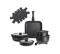 Ustensiles de cuisine - TECTAKE - Batterie de casseroles PARMA de 17 pièces adaptée à l’induction