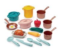 Ecoiffier - Jouet Batterie de casseroles 1685 - Jeu d'imitation dès 18 mois - Vert Azur