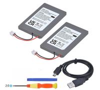 Batterie de contrôleur PS3, batterie de remplacement LIP1359 1800mAh pour contrôleur Sony Playstation 3 Dualshock 3 CECHZC2E CECHZC2U et USB 8 PCS Batteries