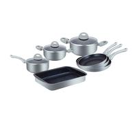 Batterie de cuisine 10 pièces argent Herzberg HG9016-SL Herzberg