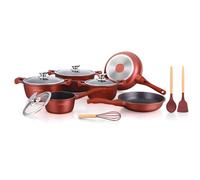 Batterie de cuisine 13 pièces Bordeaux Royalty Line RLBS1010M-BUR Royalty Line