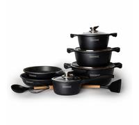 Batterie De Cuisine 13 Pièces Noir Royalty Line Rlbs1010-Blk